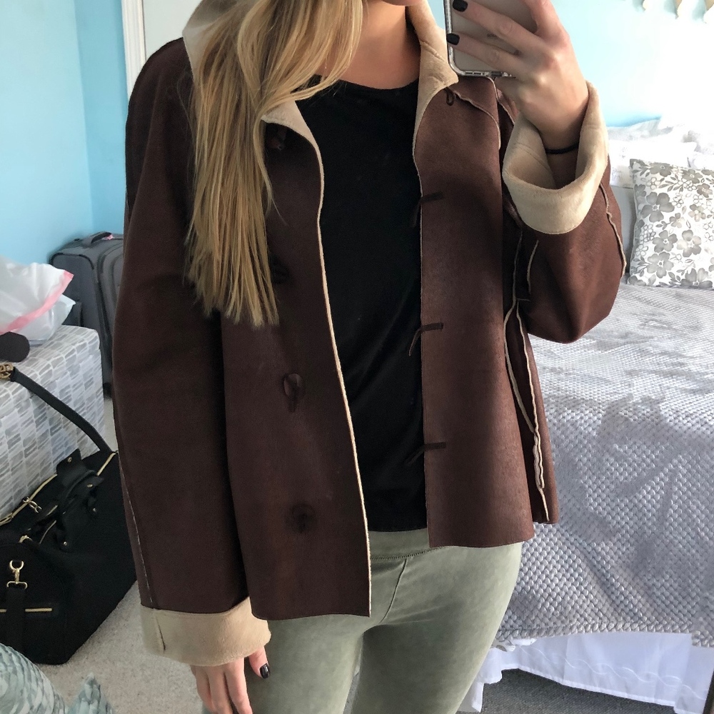 Two-Toned Brown Jacket